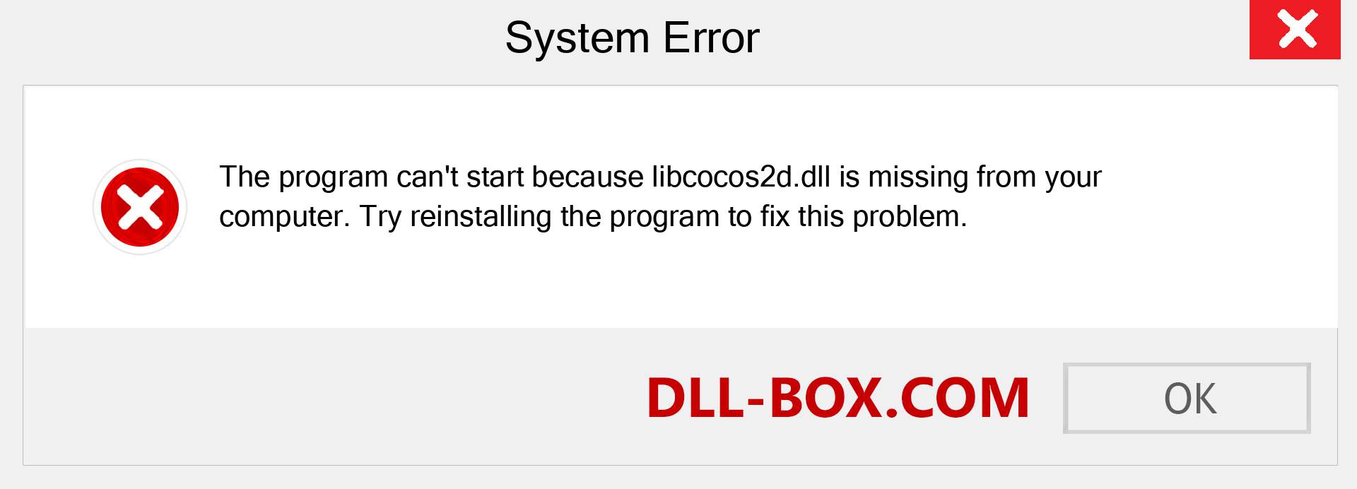  libcocos2d.dll file is missing?. Download for Windows 7, 8, 10 - Fix  libcocos2d dll Missing Error on Windows, photos, images
